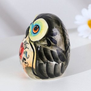 Сувенир керамика "Сова "Софья" цветная 9х8 см