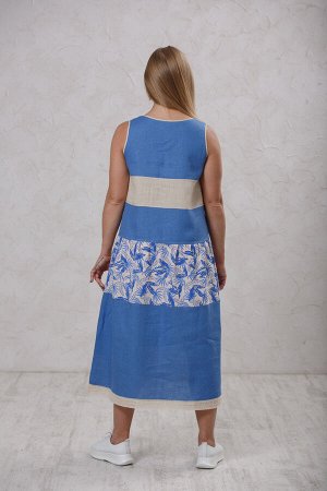 Платье арт. 078 синий