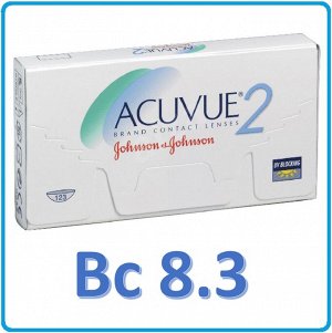 2-недельные контактные линзы ACUVUE 2 (6 линз) BC 8.3