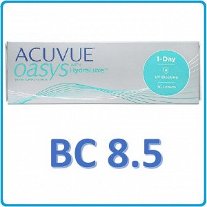 Однодневные контактные линзы ACUVUE OASYS 1-DAY (30 линз) BC 8.5