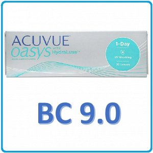 Однодневные контактные линзы ACUVUE OASYS 1-DAY (30 линз) BC 9.0