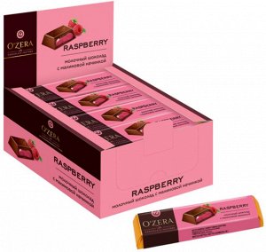 «OZera», шоколадный батончик Raspberry, 50г