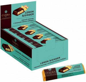 «OZera», шоколадный батончик Lemon & Ginger, 50г