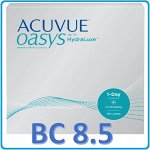 Однодневные контактные линзы ACUVUE OASYS 1-DAY (90 линз) BC 8.5
