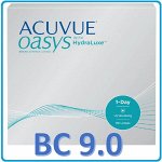 Однодневные контактные линзы ACUVUE OASYS 1-DAY (90 линз) BC 9.0