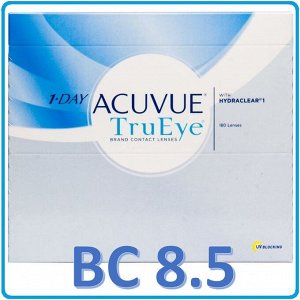 Однодневные контактные линзы 1-DAY ACUVUE TruEye (180 линз) BC 8.5