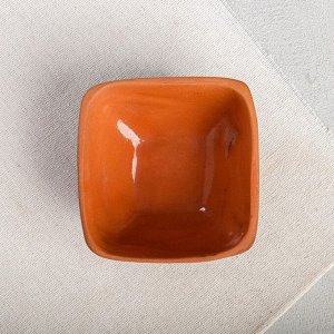 Соусник "Скиф", декор, красная глина, 9х5 см, микс