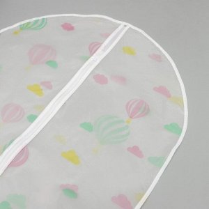 Чехол для одежды «Воздушные шары», 60×100 см, PEVA, дизайн МИКС