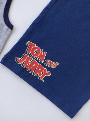 Комплект детского нижнего белья для мальчика майка 2 штуки с принтом Том и Джерри