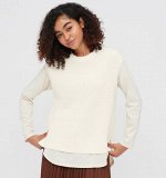 UNIQLO - трикотажный жилет молочного цвета