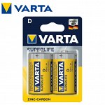 Комплект батареек Varta SuperLife D R20 1.5V / 2 шт.