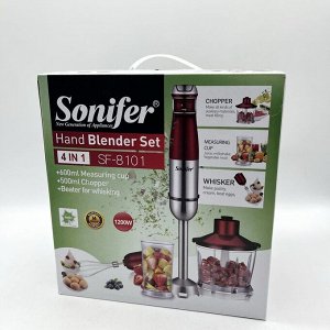 Блендер ручной Sonifer SF-8101 4в1, 1200 вт