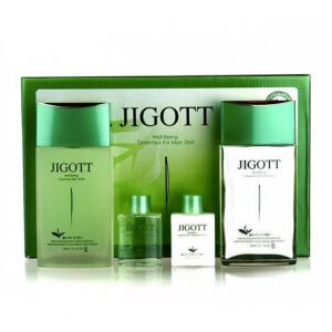 281273 "Jigott" Подарочный набор для мужчин с экстрактом зеленого чая JIGOTT WELL-BEING GREENTE (тонер/эмульсия) 1/20