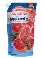 Мыло жидкое Hygienic 1л. Антибактериальное. Бережное воздействие на кожу, нейтральный РН, безопасные антибактериальные компоненты.  пр. Корсарус Россия.