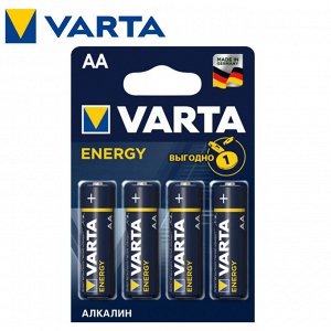 Комплект батареек Varta Energy LR6 AA 1.5V / 4 шт.