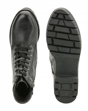 Ботинки женские marcotozzi  со шнурками и технологией Feel me цвет черный