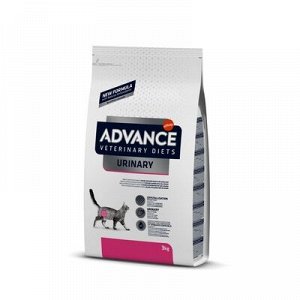 Ветеринарный сухой корм Advance для кошек при мочекаменной болезни (Urinary). 1,5 кг. Супер премиум. Испания