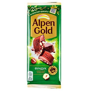 шоколад Альпен Гольд Фундук 85 г 1 уп.х 21 шт.