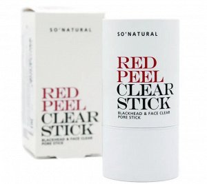 So Natural Cкатка-стик для очищения пор Red Peel Pore Clear Stick, 23мл