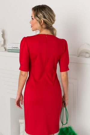 Платье Лолла №2. Цвет:красный