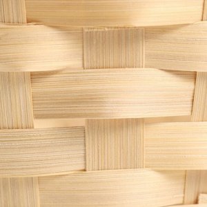 Плошка плетеная, 15x4 см, бамбук