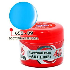 Цветной гель 4D ART LINE formula profi