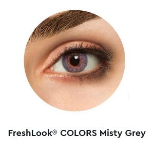 Цветные линзы для светлых и темных глаз FreshLook Colors 2 линзы Только нулёвки
