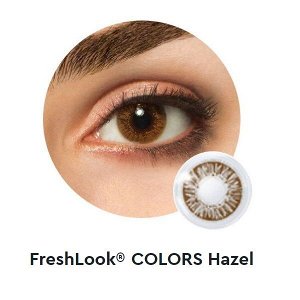 Цветные линзы для светлых и темных глаз FreshLook Colors 2 линзы Только нулёвки