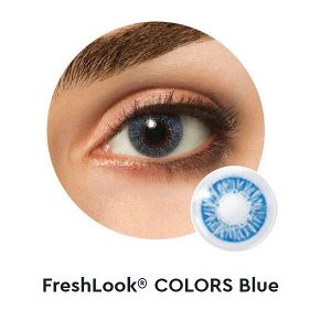 Цветные линзы для светлых и темных глаз FreshLook Colors 2 линзы Нулёвки и диоптр