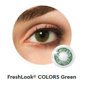 Цветные линзы для светлых и темных глаз FreshLook Colors 2 линзы Нулёвки и диоптр