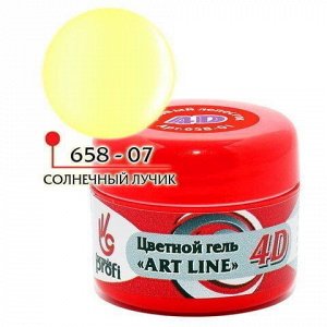 Цветной гель 4D ART LINE formula profi