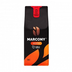 Кофе зерновой Aroma со вкусом Клубники со сливками, Marcony, 200г