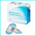 1-мес контактные линзы B&amp;L Pure Vision2 6 линз