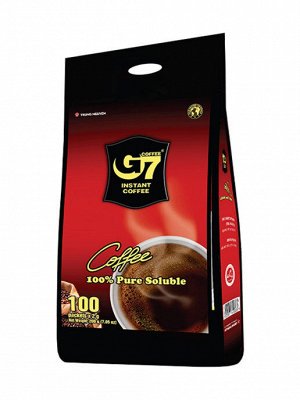 Кофе РАСТВОРИМЫЙ черный G7 100 саше.*2 гр.