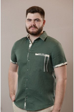 Рубашка мужская арт. 0209 зеленый