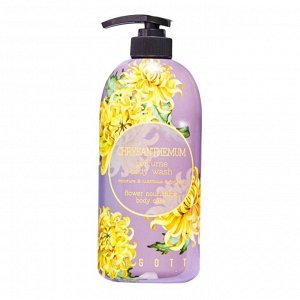 Гель, для душа с экстр. хризантемы/ Chrysanthemum Perfume Body Wash, JIGOTT, Ю.Корея, 750 г