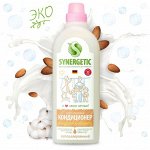 Кондиционер для белья Synergetic &quot;Миндальное молочко&quot;, с антистатическим эффектом, 1 л