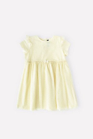 Платье для девочки Crockid КР 5736 бледно-лимонный к319