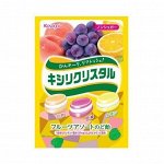 Карамель ассорти cо вкусом лимона, винограда, яблока &#039;Xylicrystal Fruits &#039;67 гр 1/72