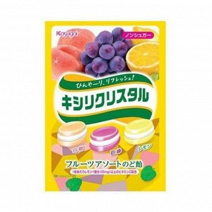 Карамель ассорти cо вкусом лимона, винограда, яблока 'Xylicrystal Fruits '67 гр 1/72