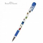 Ручка шариковая 0.5 мм &quot;MagicWrite.Яркие машинки&quot; синяя 20-0240/15 Bruno Visconti {Китай}