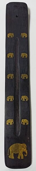 Подставка для благовония на бамбуковой основе Слон ("лыжа" из дерева)