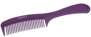 Расческа с ручкой фиолетовая DEWAL BEAUTY DBFI6810
