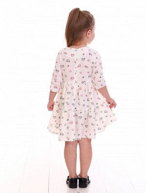 ПЛ-507 Детское платье "Белла" (бел)