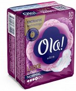 OЛA! Прокладки УЛЬТРА ЛЮКС  Нормал Мягкий шелк /10
