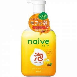 "Naive" Мыло жидкое для тела пенящееся (мед), 500мл, 9шт, Арт-160294