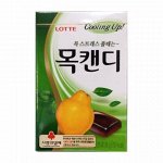 LOTTE Леденцовая карамель &quot;THROAT CANDY (НЕRB)&quot; 38 г