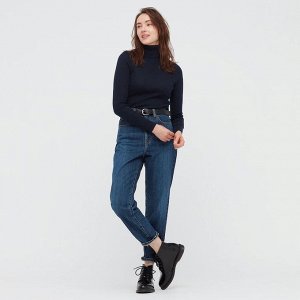 UNIQLO Водолазка из мериносовой шерсти, синий