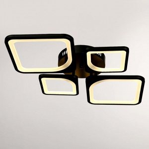 Люстра 114К007233 LED 90Вт черный 73x50,5x7,5 см.