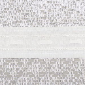 Тюль на кухню на шторной ленте, размер 245х165 см, цвет белый, 100% полиэстер